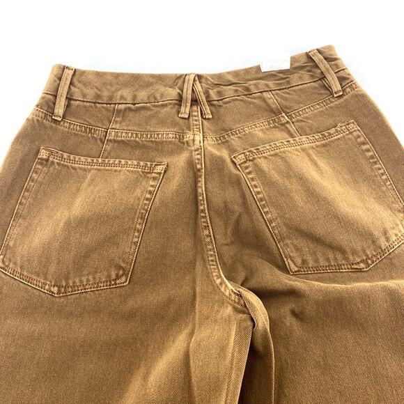 Good American 90s Duster Straight Leg Jeans In Bronze 4/ 27 - Picture 6 of 15